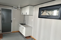 Mini-maison préfabriquée économique et populaire, type Apple Cabin, structure en acier léger, construction rapide, portable, conteneur de bureau 20 pieds 40 pieds