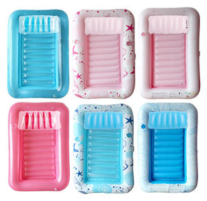 Lit flottant gonflable double pour l'été, pour piscine et <span class=keywords><strong>plage</strong></span>, chaise longue épaissie pour loisirs en extérieur - Product Image 4