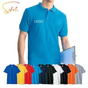 Polos de sublimación de tinte de impresión de diseño de logotipo personalizado para hombre al por mayor Sifot sin proveedor mínimo - Product Image 1