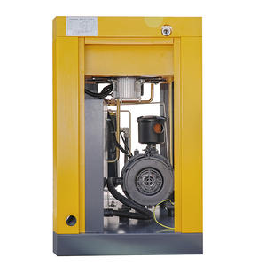 ضاغط هواء لولبي بتقنية ألمانية من BAOSI بضغط 8 بار و10 بار ذو مرحلتين مع محرك حزامي ومحول تردد متغير - Product Image 4