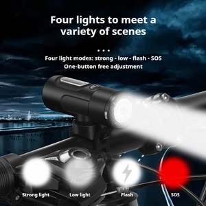 Luz Delantera para Bicicleta de Montaña Angbow CD-2521 Recargable de 500 Lúmenes, Impermeable, con Batería de 2000 mAh y LED - Product Image 3