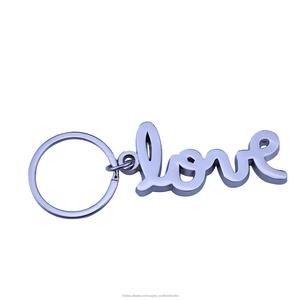 Commercio all'ingrosso di disegno il proprio lucido <span class=keywords><strong>p</strong></span> <span class=keywords><strong>m</strong></span> s lettera portachiavi - Product Image 2