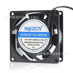 พัดลมระบายความร้อน Sqgiun 80 มม. 80x80x25 มม. 110-120V แบบแกน สำหรับระบายความร้อนในตู้เซิร์ฟเวอร์ - Product Image 2