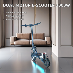 สกู๊ตเตอร์ทรงตัวอัตโนมัติแบบเร็ว พร้อมมอเตอร์คู่ 3000W แบตเตอรี่พับได้ 60V 25Ah ความจุ 6ah - Product Image 4
