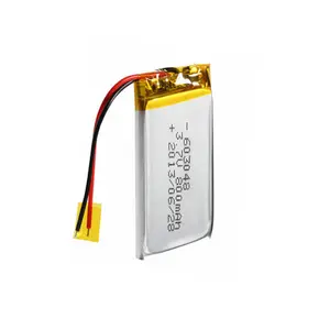 LP603048 3.7V 063048แบตเตอรี่ลิเธียมโพลิเมอร์3.7V 603048 850Mah Li Polymer Battery 3.7V 850Mah