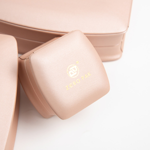 กล่องใส่เครื่องประดับหนัง PU โค้งมน ดีไซน์หรูหรา ยี่ห้อ Zebo  พร้อมบริการสกรีนโลโก้และปรับแต่งสีบรรจุภัณฑ์ สำหรับแหวนแต่งงานและแหวนหมั้น - Product Image 5