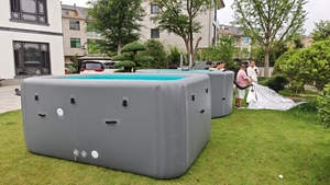 Piscina Inflable Personalizada 2026, la Más Vendida, con Tecnología Drop Stitch+PVC, para Niños, Mascotas, Uso Familiar, Juegos Acuáticos y Baños al Aire Libre en Verano - Product Image 4