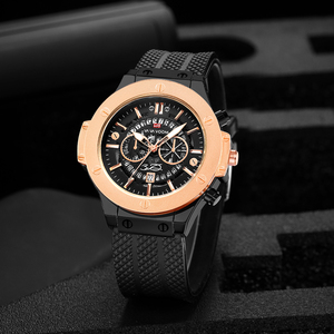 Luxury Men Chronograph <b>Watch</b> 42mm Ceramic <b>Case</b> Quartz Movement Luminous Multi Function Sports Wristwatch - Product Image 4