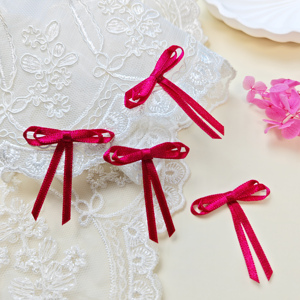 ริบบิ้นผ้าซาตินลายกุหลาบแดงแบบกำหนดเองได้อุปกรณ์เสริมทำจากไนลอนระดับพรีเมียมสำหรับชุดเสื้อสเวตเตอร์และชุดชั้นใน - Product Image 3