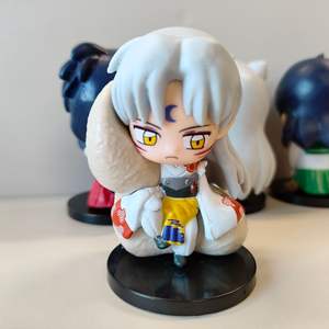 Set de 6 Figuras de PVC de Anime Japonés Kawaii de 7CM, Versión Q de <span class=keywords><strong>Inuyasha</strong></span>, Sesshoumaru y <span class=keywords><strong>Kagome</strong></span> - Product Image 5