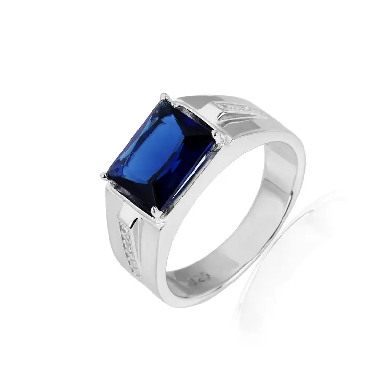 Einzigartiges Design 925 Sterling Silber Ringe Herren Modeschmuck Ringe Luxus Trendy Trau ringe für Männer