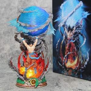 Modellino Assemblabile in PVC di <span class=keywords><strong>Goku</strong></span> Super Saiyan con Spirit Bomb, Statuetta da Collezione, Regalo per Amici - Product Image 3