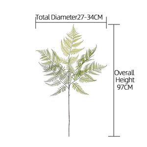 CL27007 نبات نبات نبات نبات السرخس الاصطناعي نبات السرخس الاصطناعي نبات السرخس الأخضر المنزل المكتب حديقة ديكور الزفاف - Product Image 6