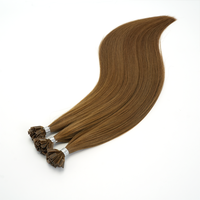 Extensiones de Cabello con Punta de Queratina Italiana Pre-adheridas de un Solo Donante 2026, Súper Doble Trama, Cabello Humano Virgen Europeo Remy, Tinte Más Oscuro