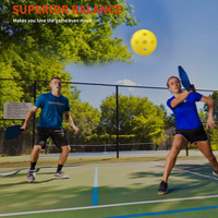 Fabricant 72mm Pickle Ball 26 Trous Plastique Creux Pratique Trading Baseball Extérieur et Intérieur Utilisation Floor Balls Blanc