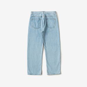 Pantalones de Estilo Japonés Personalizados al por Mayor, Tendencia Urbana, Lavado Retro, Corte Recto Holgado, Jeans para Hombre - Product Image 2