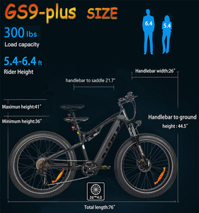 จักรยานเสือภูเขาแบบยางใหญ่ 26 นิ้ว รุ่น GS9plus 48V 750W ขายส่ง - Product Image 5