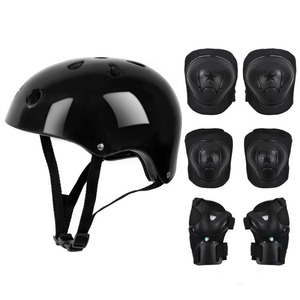 Enfants Patinage À Roulettes Casque De Sécurité Équilibrage Scooter Planche À Roulettes Patins À <span class=keywords><strong>Glace</strong></span> Équipement De Protection Ensemble - Product Image 4