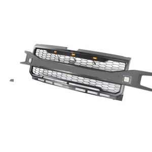 2020-2021 Chevy <span class=keywords><strong>Silverado</strong></span> 1500 LT/<span class=keywords><strong>LTZ</strong></span>/RST Grille noire mate avec 5 lumières LED-Remplacement à boulonner direct - Product Image 4