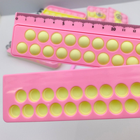 2025 journal Silicone bobine couleur école primaire silicone décompression bulle bloc-notes A5 insérer stylo cahier stylo ensemble