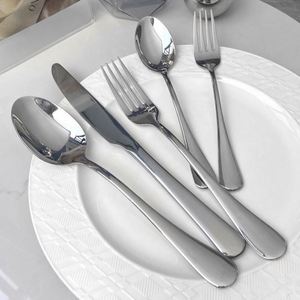 Bulk High Quality Knife Spoon Fork Flatware Sets Thickened Premium Silverware Luxury 304 Stainless Steel Cutlery Set for Wedding - Product Image 2