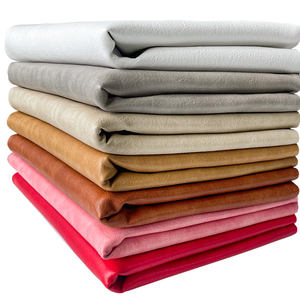 Tessuto blu scuro del cuoio del Faux dal cortile, tessuto marino del vinile per l'artigianato, tessuto molle della tappezzeria - Product Image 3