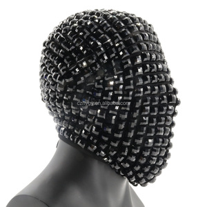 Máscara Punk de cara completa de estilo Kanye West de alta calidad PC Rivet Spike para Halloween Hip Hop Dance Parties Horror Theme Disfraces - Product Image 5