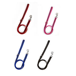 Laisse pour <span class=keywords><strong>chien</strong></span> personnalisée style western, en caoutchouc durable, contrôle facile, poignée souple, diverses couleurs, rubans imprimés mignons, pour la promenade - Product Image 4