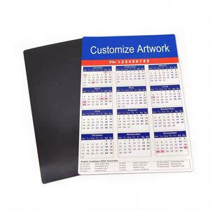 Diy Promotion Decor Refrigerator Real Calendar Flyer Printed Magnetic Business Card Paper <b>Fridge</b> Magnet - Product Image 3