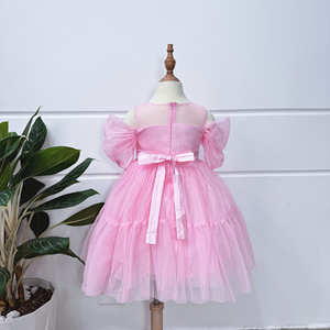 Cao Cấp Tùy Chỉnh Ngắn Công Chúa Ăn Mặc Cho Cô Gái Dễ Thương Trái Tim Phía Trước Lướt Ăn Mặc Odm Cung Cấp Cho Trẻ Em - Product Image 2