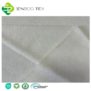 Serviette <span class=keywords><strong>éponge</strong></span> <span class=keywords><strong>double</strong></span> <span class=keywords><strong>face</strong></span> organique absorbante 405gsm 90% <span class=keywords><strong>bambou</strong></span> 10% Polyester Jersey Textiles de maison chemises de sport - Product Image 3