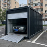 Garage préfabriqué en conteneur, abri de stockage en acier, maison modulaire en conteneur en kit, abri de voiture ouvert pour entrepôt et atelier