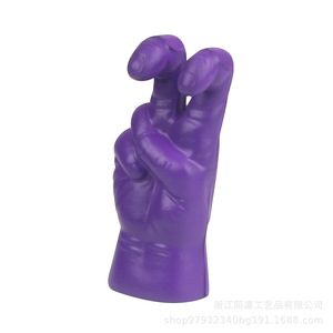 Pu Hand Fidget Toy Peace Sign High <b>Rebound</b> Stress Relief Unisex 14 Years Up - Product Image 4