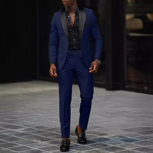 Completo da Uomo Slim Fit 2 Pezzi per Affari: Blazer e Pantaloni - Abito da Cerimonia per Gentiluomini 2026 - Product Image 3