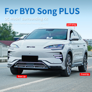 Kit de Carrocería de 4 Piezas para BYD Seal <span class=keywords><strong>U</strong></span> JIXIANHUI, Parachoques ABS de Fibra de Carbono Negra Autoadhesiva, Mejora para SUV - Product Image 5