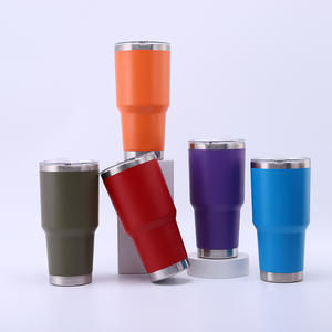Tasse de voyage de couleur mate en acier inoxydable à double paroi de 30oz avec logo personnalisé en gros gobelets isolés sous vide en vrac - Product Image 2