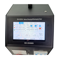 ZHIWEI ZW-VO2760 Alat Tes Pengisian dan Pengosongan Baterai Elektronik 12V 24V 30A, Aktivator Baterai Cerdas dengan Printer Mini Terintegrasi