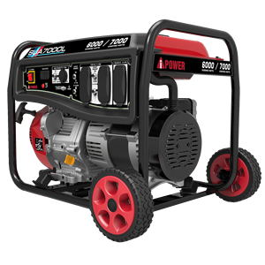 Senciオープンフレームインバーター発電機7000wポータブルガソリン発電機7kw 240VリコイルスタートAVR付き - Product Image 3