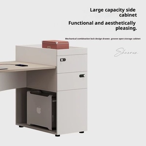 Espace de travail moderne Cloison de travail Table de personnel Meubles de bureau modulaire 1 2 3 personnes Poste de travail - Product Image 5