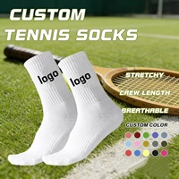 Gym Chaussettes De Luxe Qualité Mode Coton Hommes Crew Chaussettes Broderie Logo Imprimer Gym Chaussettes Personnalisées