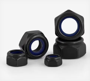 Mur baut kepala segi enam metrik baja tahan karat 304/316 dengan lapisan seng, sisipan nilon non-logam, sisipan segi enam tipis untuk industri berat - Product Image 5