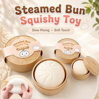 Movidoo 4 PCS Balles anti-stress colorées en forme de boulettes, jouet sensoriel Fidget, balles à presser en pâte, jouets de bureau pour soulager le stress