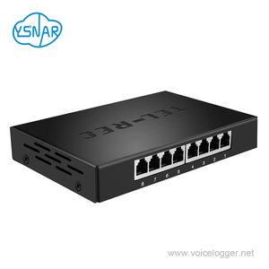 8 개의 선 FSK DTMF USB 유선 전화 기록 장치, DAR-8U 8CH 콜센터 체계를 위한 자동적인 외침 기록병 음성 로거 - Product Image 4