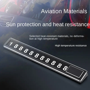 Plat nomor parkir mobil bergerak tersembunyi, plat nomor kendaraan sementara, grosir lisensi parkir - Product Image 5