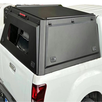 Capot rigide en aluminium pour camionnette Toyota Tacoma 2016-2026 5FT 6FT, type Gull-Wing, avec rails de toit à fente en T, étanche, verrouillable, sans perçage