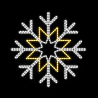 Navidad 2D copo de nieve motivo luz impermeable al aire libre hogar luces LED boda vacaciones lámpara decoración neón cuerda iluminación