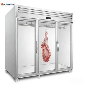 Réfrigérateur à viande commercial en acier inoxydable Hoduwise avec porte vitrée pour <span class=keywords><strong>l</strong></span>'affichage en supermarché - Product Image 1