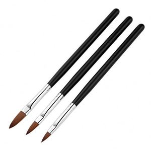 Synthetic Hair Nail Detailer Pen Brush Fine Tip Drawing Painting Gel Design Tool for Nail Art Beauty Salon Manicure Brush - Product Image 1
