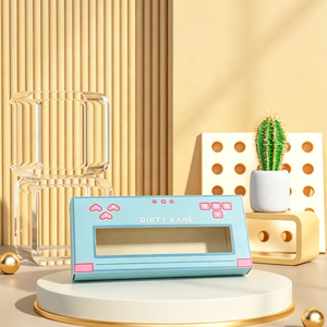 Boîtes en carton <span class=keywords><strong>bleu</strong></span> <span class=keywords><strong>pastel</strong></span> pour console de jeu, idéales pour les cosmétiques mignons, les faux ongles et l'emballage de produits de beauté (commande en gros) - Product Image 1
