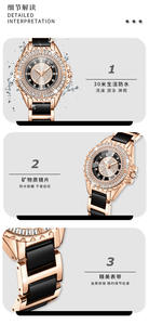 Nouvelle montre pour femme en diamant simple et luxueuse avec un style unique - Product Image 6